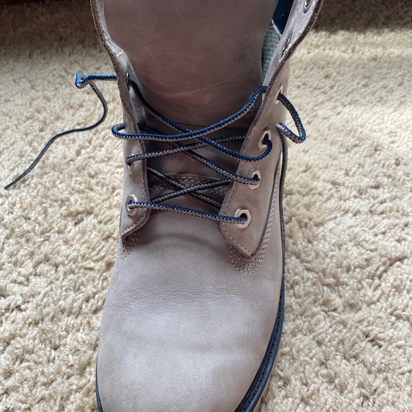 Timberland Grey and Navy Women’s Work Boots - Picture 5 of 9